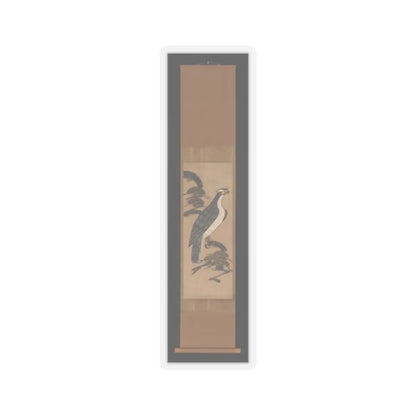 unknown - Ōtsu-e of Falcon on a Pine Tree - 18th century v2 - STICKER Vinyl Kiss-Cut Decal