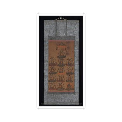 unknown - Ōtsu-e of Thirteen Buddhist Deities - 17th century v2 - STICKER Vinyl Kiss-Cut Decal