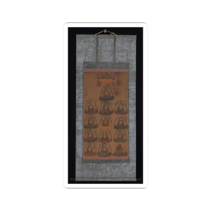 unknown - Ōtsu-e of Thirteen Buddhist Deities - 17th century v2 - STICKER Vinyl Kiss-Cut Decal
