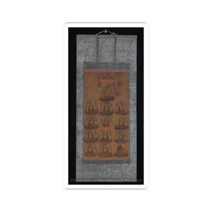 unknown - Ōtsu-e of Thirteen Buddhist Deities - 17th century v2 - STICKER Vinyl Kiss-Cut Decal