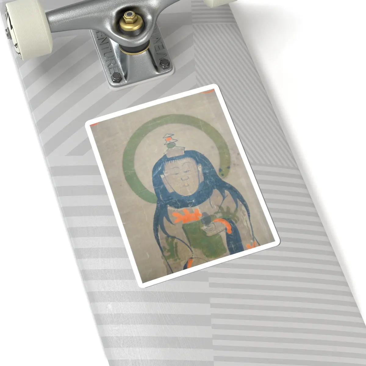 unknown - Ōtsu-e of Uhō Dōji - 17th century v3 - STICKER Vinyl Kiss-Cut Decal