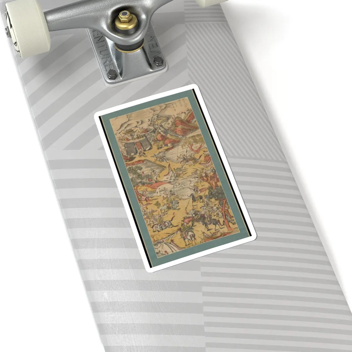 SKU:TSS-STICK-NKNTWN-6X6-14KRN Sizes:6" × 6" Types:White