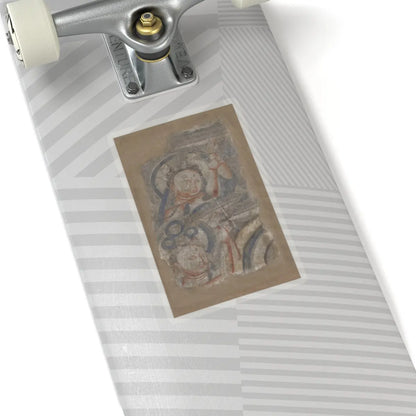 unknown - Two Bodhisattvas - ca. 6th–7th century v1 - STICKER Vinyl Kiss-Cut Decal