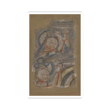 unknown - Two Bodhisattvas - ca. 6th–7th century v1 - STICKER Vinyl Kiss-Cut Decal