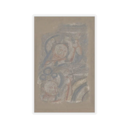 unknown - Two Bodhisattvas - ca. 6th–7th century v1 - STICKER Vinyl Kiss-Cut Decal