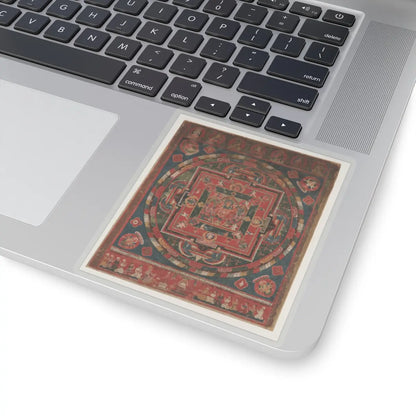 unknown - Vasudhara Mandala - Dated to 1777 (Samvat 897) v1 - STICKER Vinyl Kiss-Cut Decal