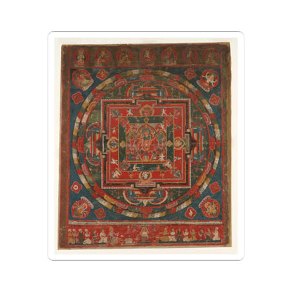 unknown - Vasudhara Mandala - Dated to 1777 (Samvat 897) v1 - STICKER Vinyl Kiss-Cut Decal