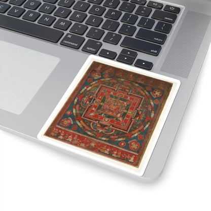 unknown - Vasudhara Mandala - Dated to 1777 (Samvat 897) v1 - STICKER Vinyl Kiss-Cut Decal