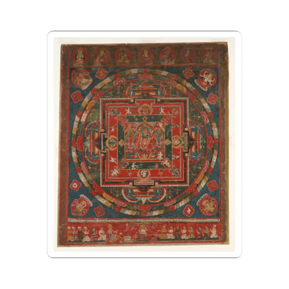 unknown - Vasudhara Mandala - Dated to 1777 (Samvat 897) v1 - STICKER Vinyl Kiss-Cut Decal