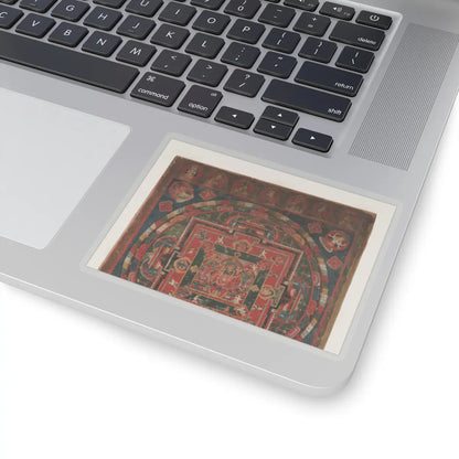 unknown - Vasudhara Mandala - Dated to 1777 (Samvat 897) v2 - STICKER Vinyl Kiss-Cut Decal