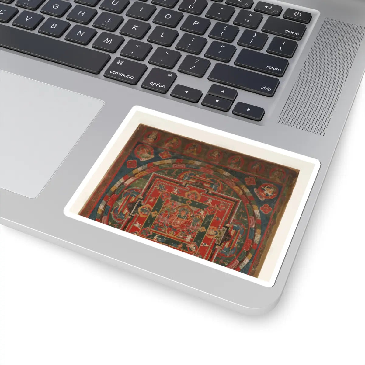 unknown - Vasudhara Mandala - Dated to 1777 (Samvat 897) v2 - STICKER Vinyl Kiss-Cut Decal