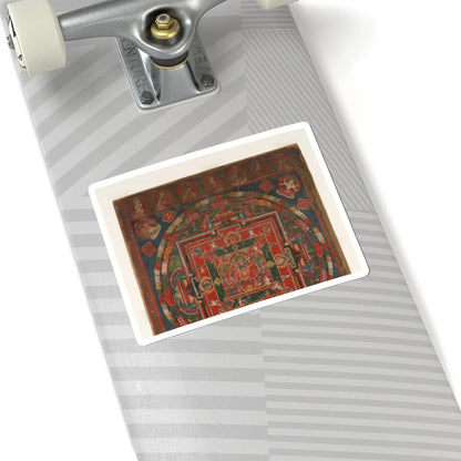 unknown - Vasudhara Mandala - Dated to 1777 (Samvat 897) v2 - STICKER Vinyl Kiss-Cut Decal