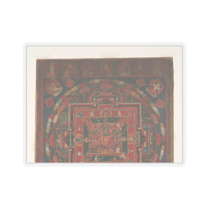 unknown - Vasudhara Mandala - Dated to 1777 (Samvat 897) v2 - STICKER Vinyl Kiss-Cut Decal