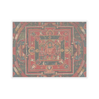 unknown - Vasudhara Mandala - Dated to 1777 (Samvat 897) v3 - STICKER Vinyl Kiss-Cut Decal