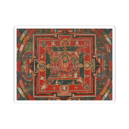 unknown - Vasudhara Mandala - Dated to 1777 (Samvat 897) v3 - STICKER Vinyl Kiss-Cut Decal