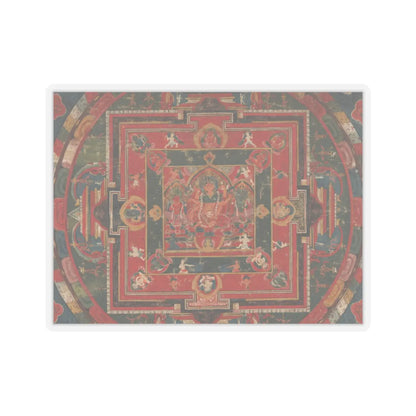 unknown - Vasudhara Mandala - Dated to 1777 (Samvat 897) v3 - STICKER Vinyl Kiss-Cut Decal