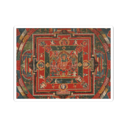 unknown - Vasudhara Mandala - Dated to 1777 (Samvat 897) v3 - STICKER Vinyl Kiss-Cut Decal