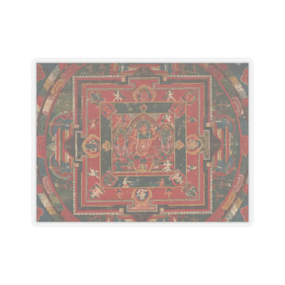 unknown - Vasudhara Mandala - Dated to 1777 (Samvat 897) v3 - STICKER Vinyl Kiss-Cut Decal