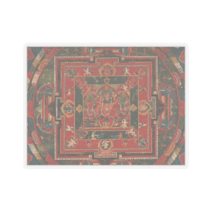 unknown - Vasudhara Mandala - Dated to 1777 (Samvat 897) v3 - STICKER Vinyl Kiss-Cut Decal
