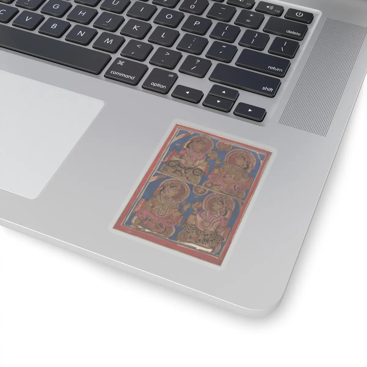unknown - Vigil on the Sixth Night after Mahavira's Birth- Folio from a Kalpasutra Manuscript - 15th century v1 - STICKER Vinyl Kiss-Cut Decal
