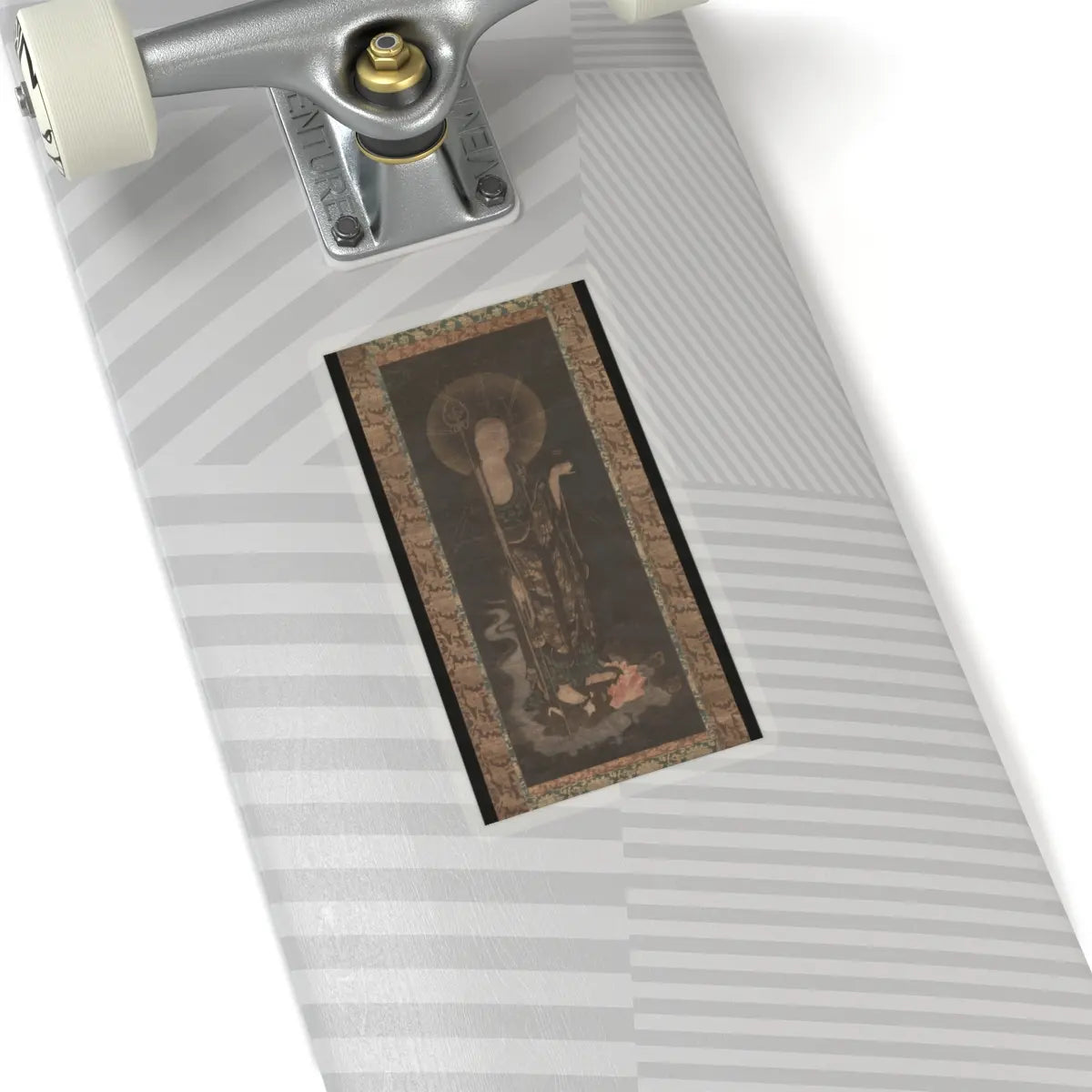 unknown - Welcoming Descent of the Bodhisattva Jizō - early 14th century v1 - STICKER Vinyl Kiss-Cut Decal