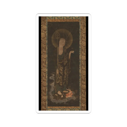 unknown - Welcoming Descent of the Bodhisattva Jizō - early 14th century v1 - STICKER Vinyl Kiss-Cut Decal