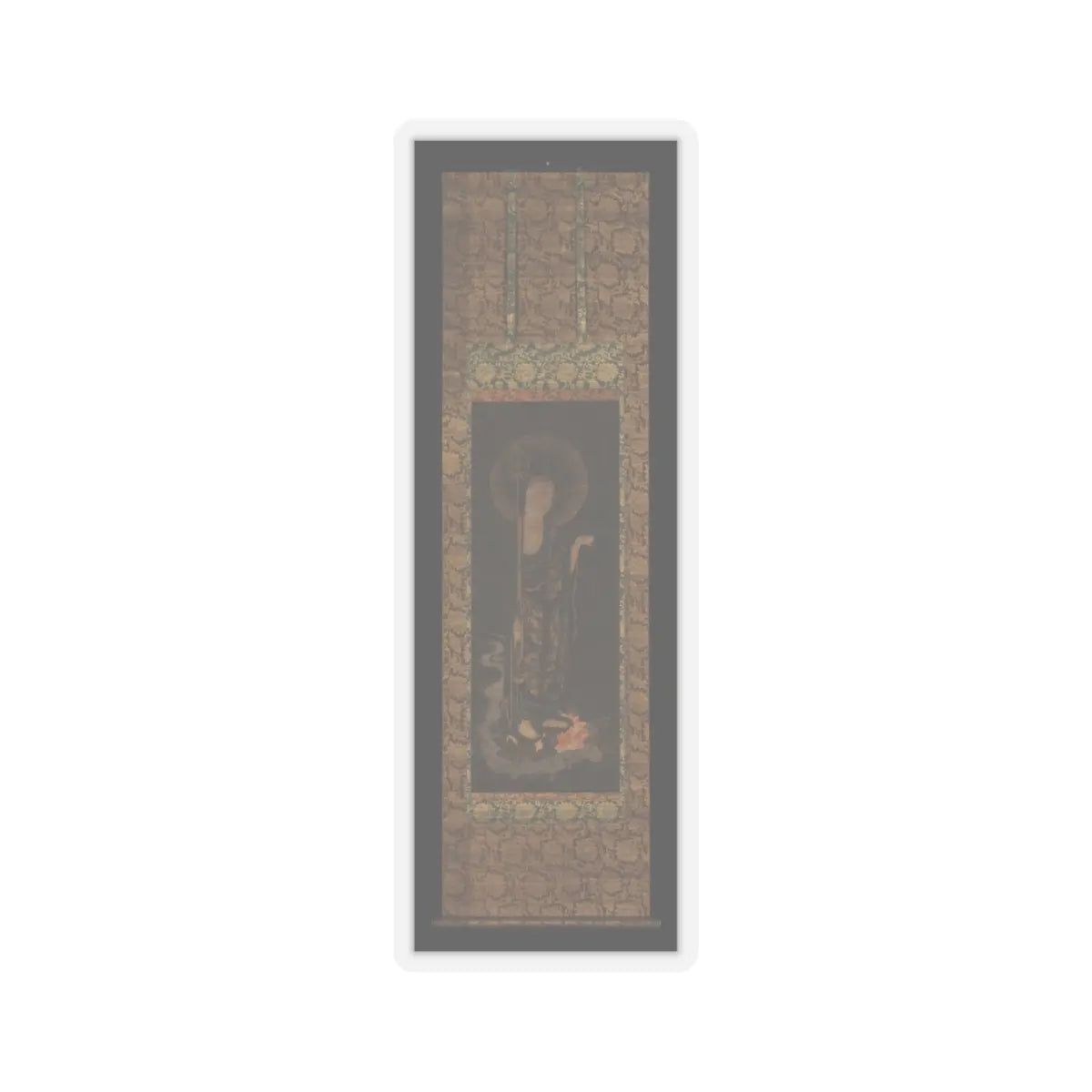unknown - Welcoming Descent of the Bodhisattva Jizō - early 14th century v2 - STICKER Vinyl Kiss-Cut Decal