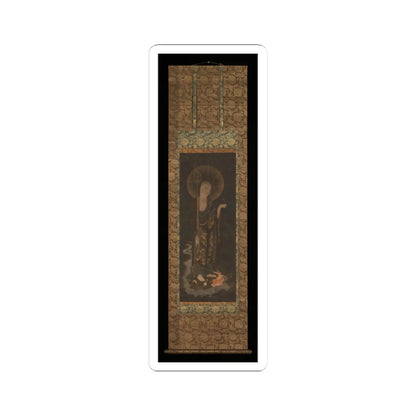 unknown - Welcoming Descent of the Bodhisattva Jizō - early 14th century v2 - STICKER Vinyl Kiss-Cut Decal