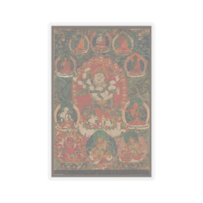 unknown - White Mahakala - ca. 18th century - STICKER Vinyl Kiss-Cut Decal