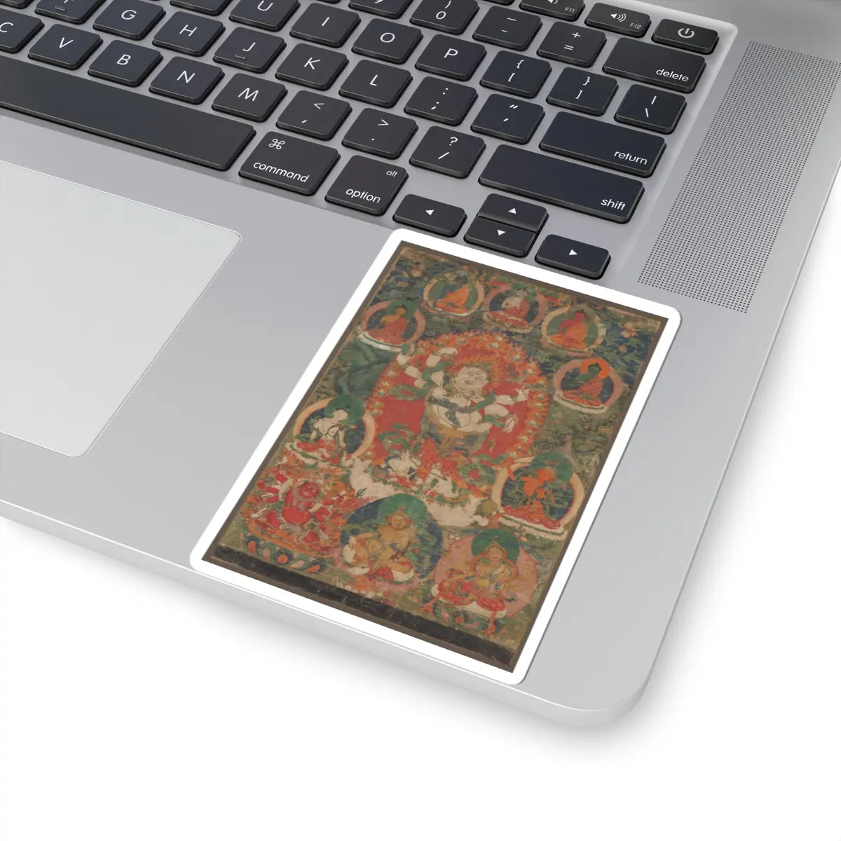 unknown - White Mahakala - ca. 18th century - STICKER Vinyl Kiss-Cut Decal