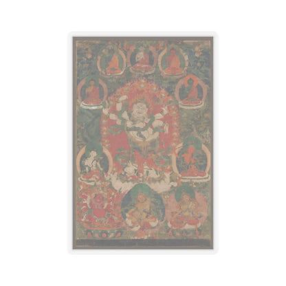 unknown - White Mahakala - ca. 18th century - STICKER Vinyl Kiss-Cut Decal