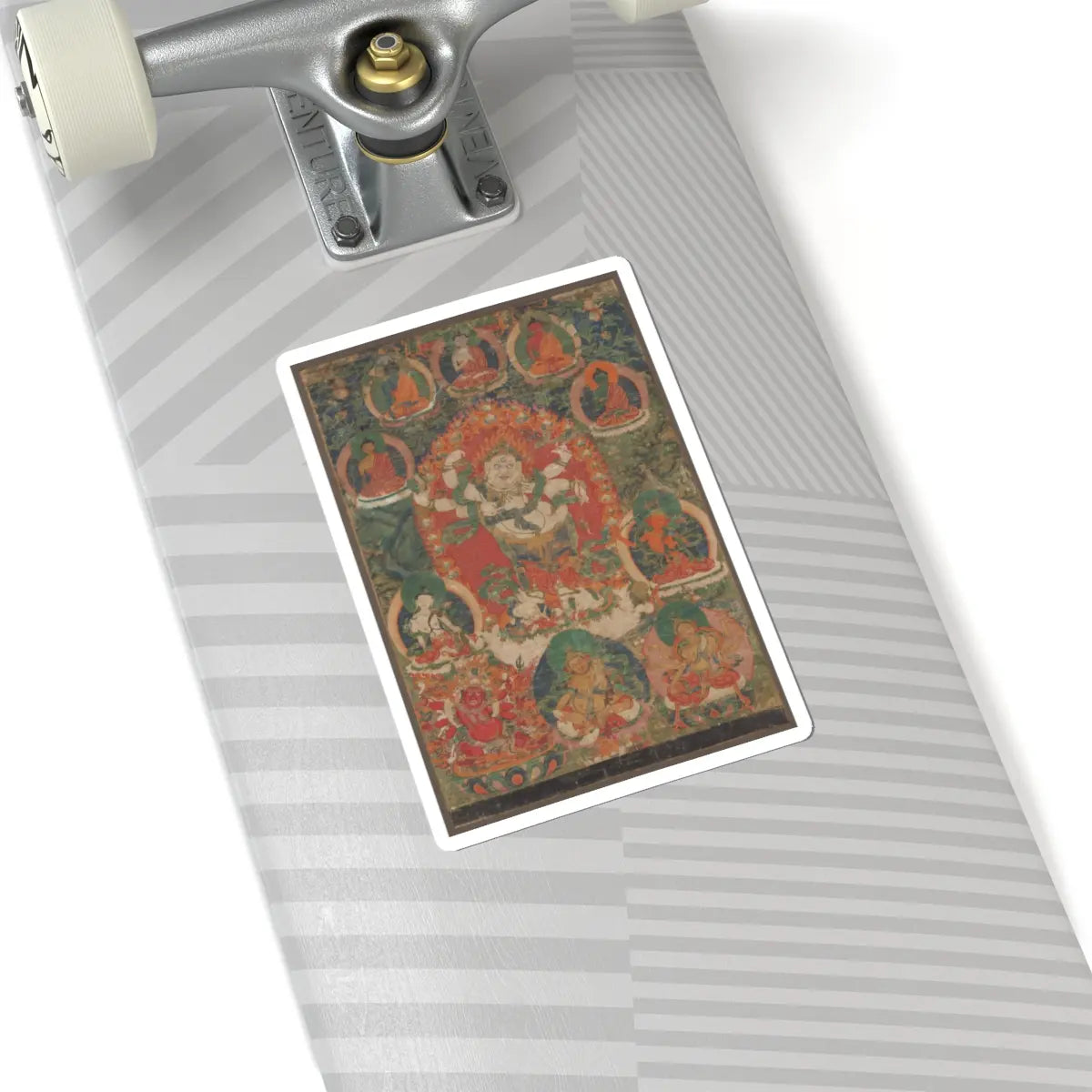 unknown - White Mahakala - ca. 18th century - STICKER Vinyl Kiss-Cut Decal