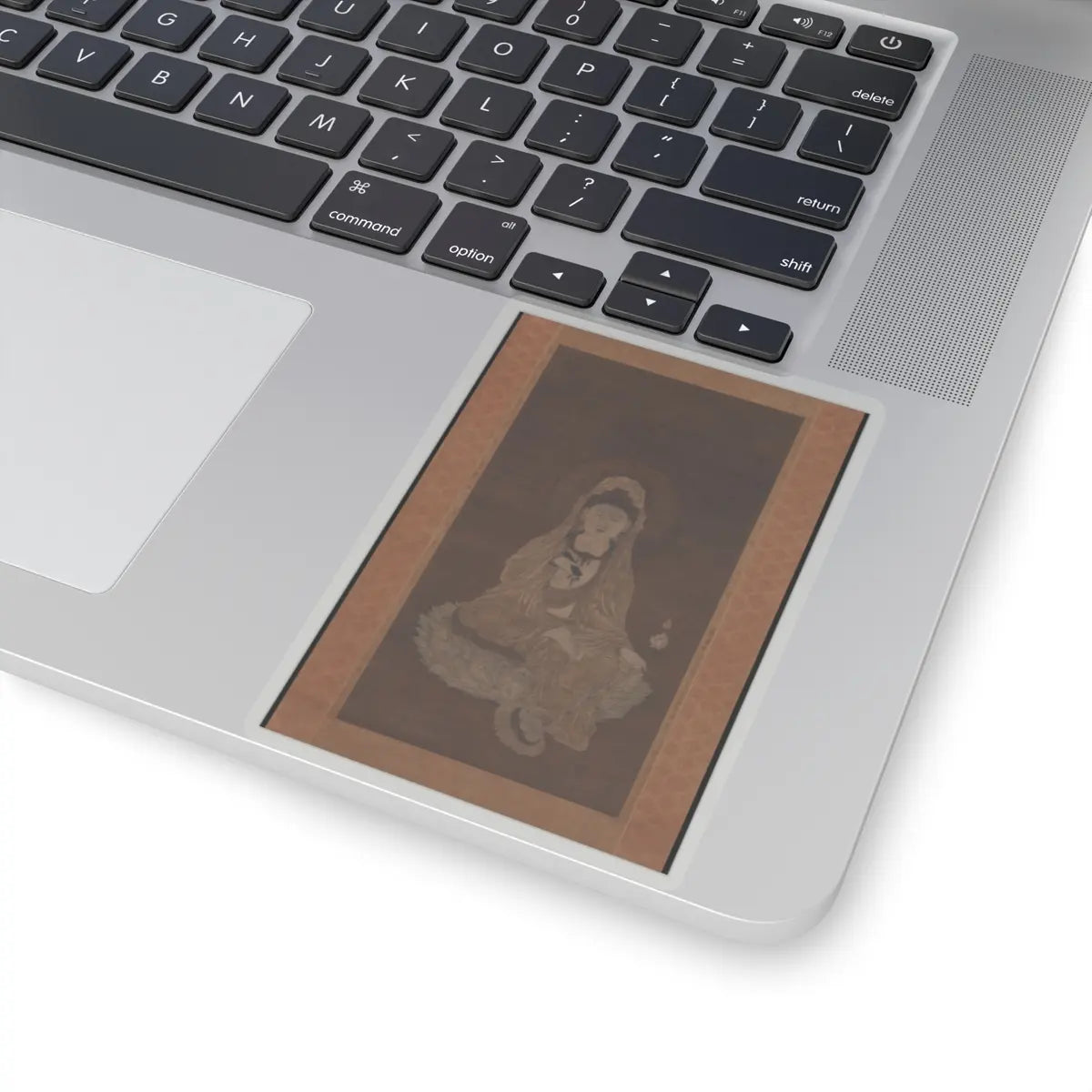 unknown - White-Robed Kannon - 13th century v1 - STICKER Vinyl Kiss-Cut Decal