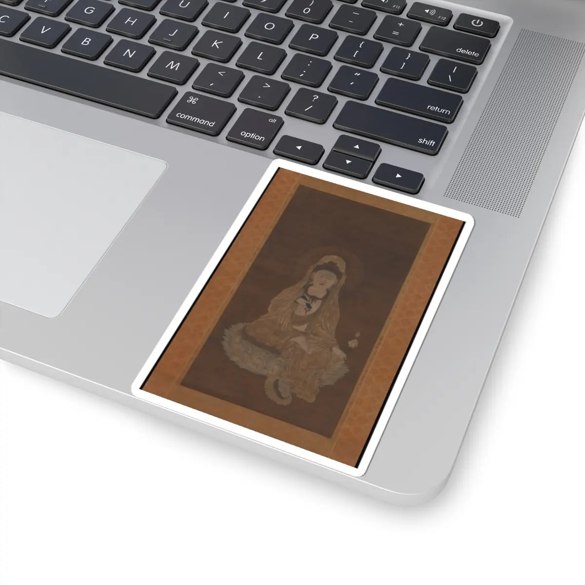 unknown - White-Robed Kannon - 13th century v1 - STICKER Vinyl Kiss-Cut Decal
