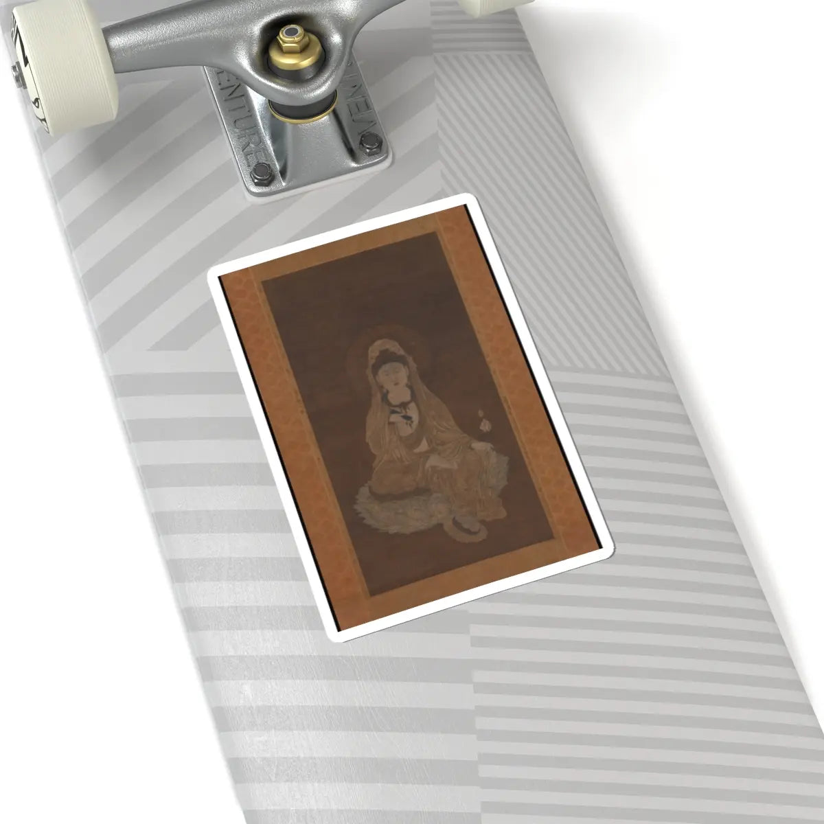 unknown - White-Robed Kannon - 13th century v1 - STICKER Vinyl Kiss-Cut Decal