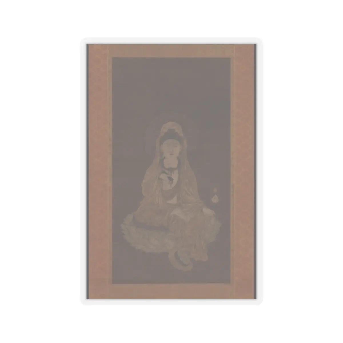 unknown - White-Robed Kannon - 13th century v1 - STICKER Vinyl Kiss-Cut Decal