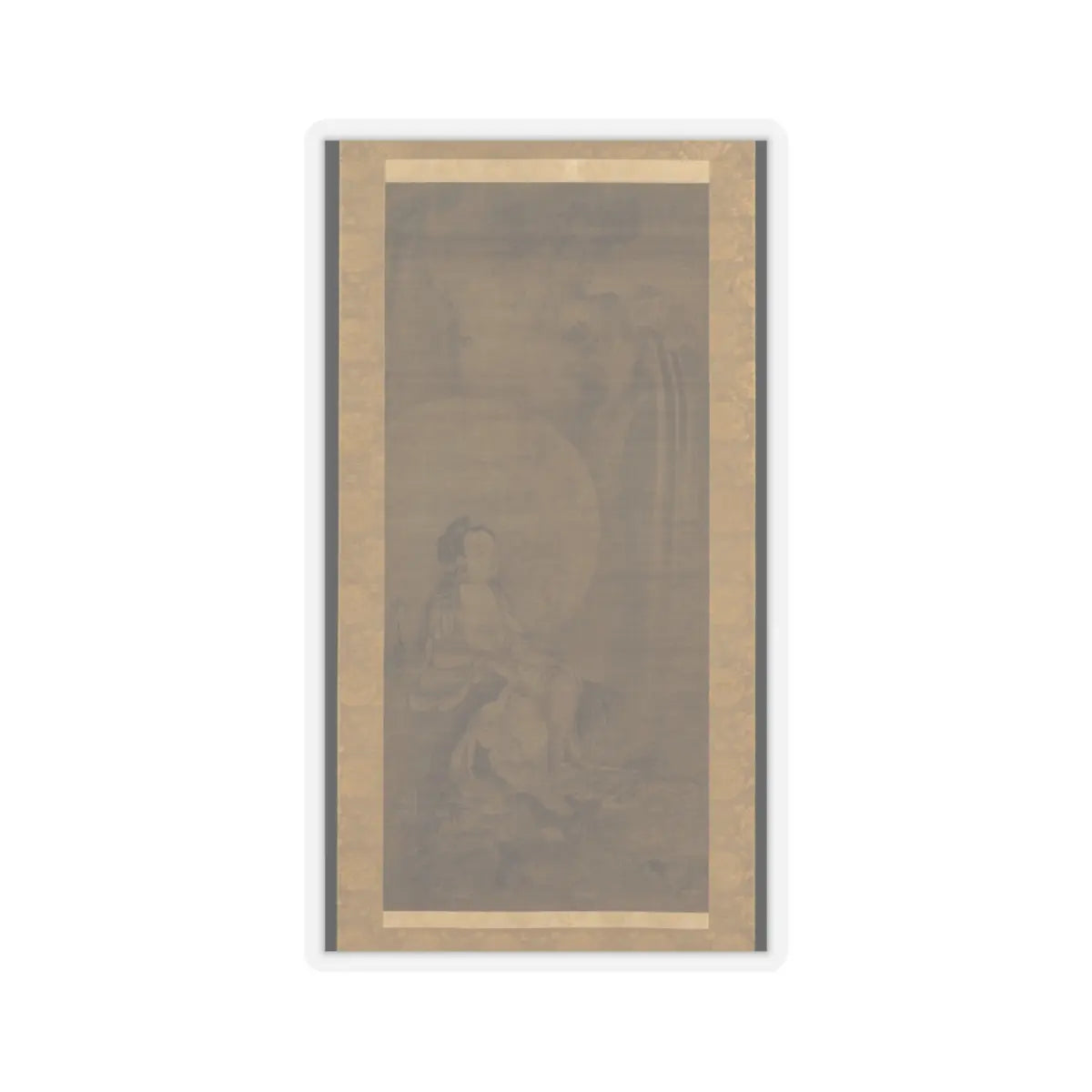 unknown - White-robed Kannon - 14th century v1 - STICKER Vinyl Kiss-Cut Decal