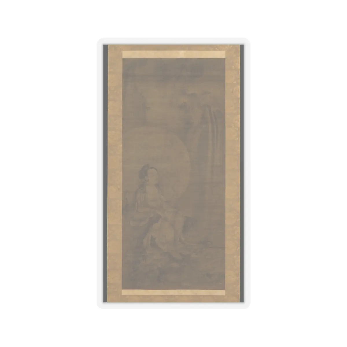 unknown - White-robed Kannon - 14th century v1 - STICKER Vinyl Kiss-Cut Decal