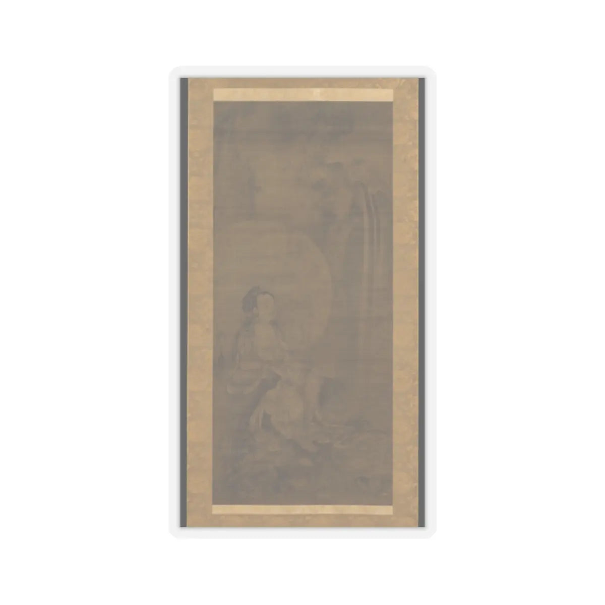 unknown - White-robed Kannon - 14th century v1 - STICKER Vinyl Kiss-Cut Decal