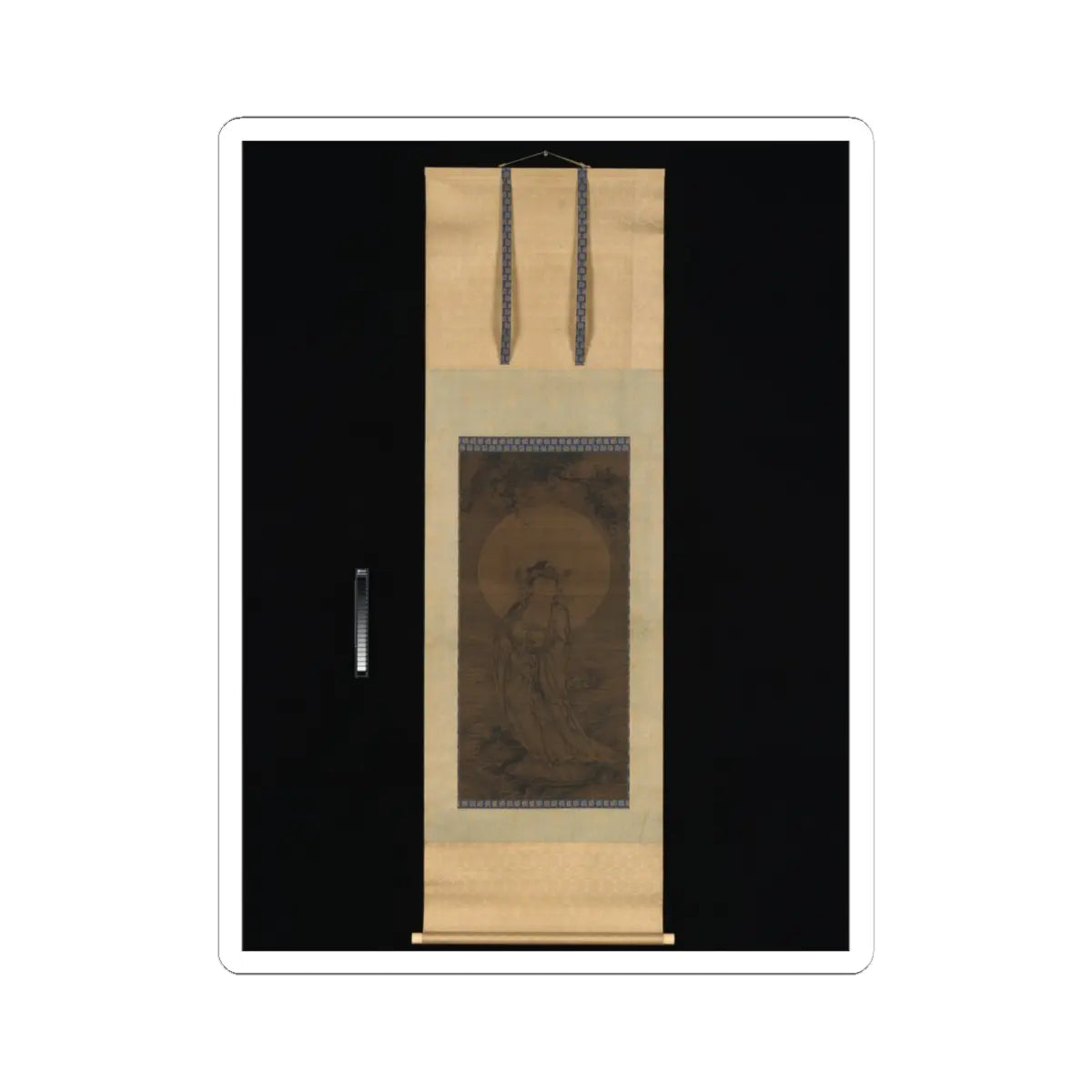 unknown - White-Robed Kannon - 15th century v2 - STICKER Vinyl Kiss-Cut Decal