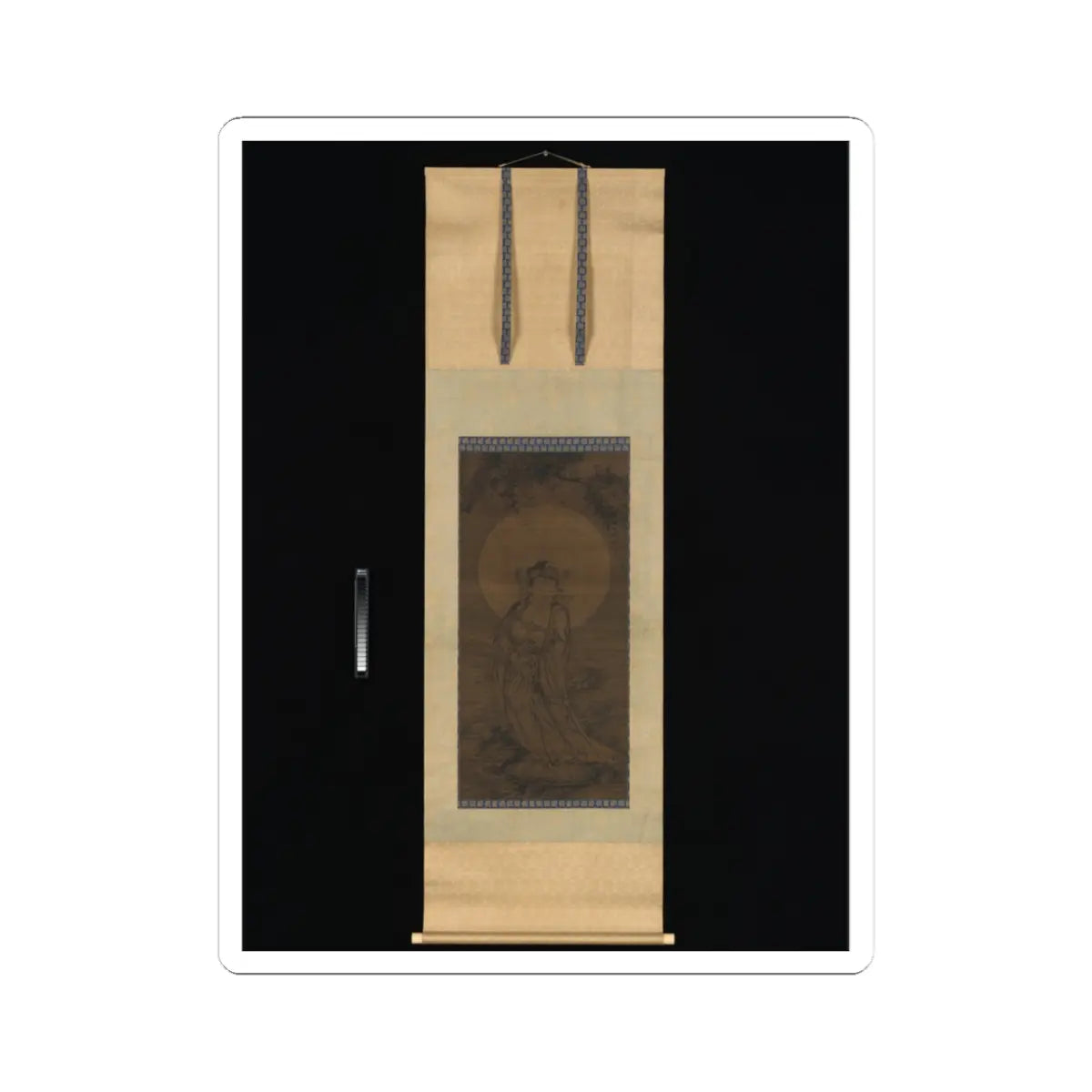 unknown - White-Robed Kannon - 15th century v2 - STICKER Vinyl Kiss-Cut Decal
