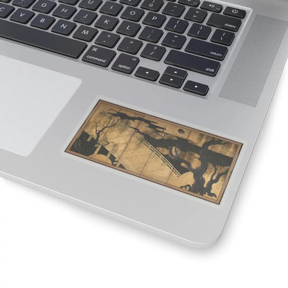 unknown - Willows and Bridge - early 17th century v1 - STICKER Vinyl Kiss-Cut Decal