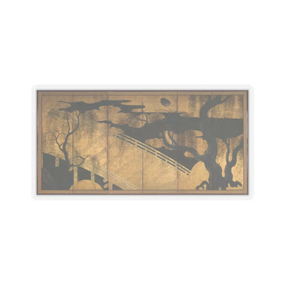unknown - Willows and Bridge - early 17th century v1 - STICKER Vinyl Kiss-Cut Decal