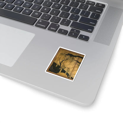 unknown - Willows and Bridge - early 17th century v3 - STICKER Vinyl Kiss-Cut Decal