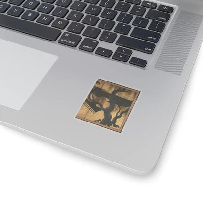 unknown - Willows and Bridge - early 17th century v5 - STICKER Vinyl Kiss-Cut Decal
