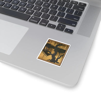 unknown - Willows and Bridge - early 17th century v5 - STICKER Vinyl Kiss-Cut Decal