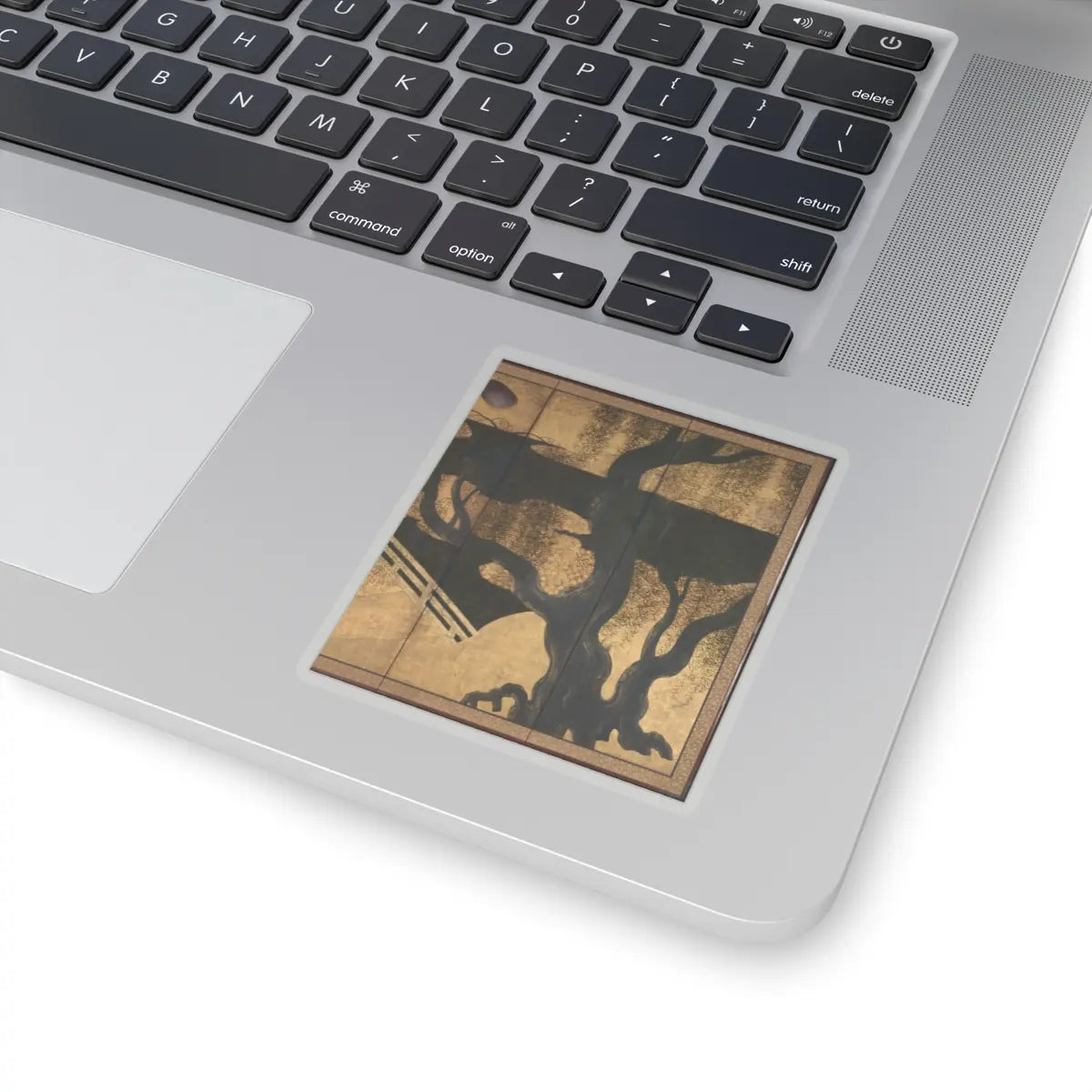 unknown - Willows and Bridge - early 17th century v5 - STICKER Vinyl Kiss-Cut Decal