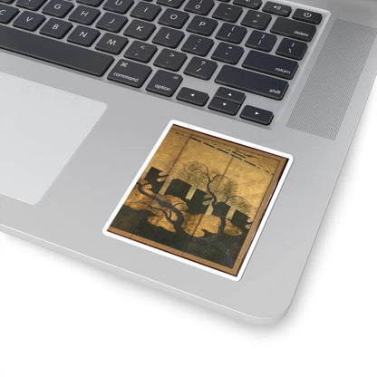 unknown - Willows and Bridge - early 17th century v8 - STICKER Vinyl Kiss-Cut Decal