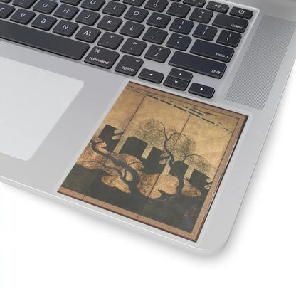 unknown - Willows and Bridge - early 17th century v8 - STICKER Vinyl Kiss-Cut Decal