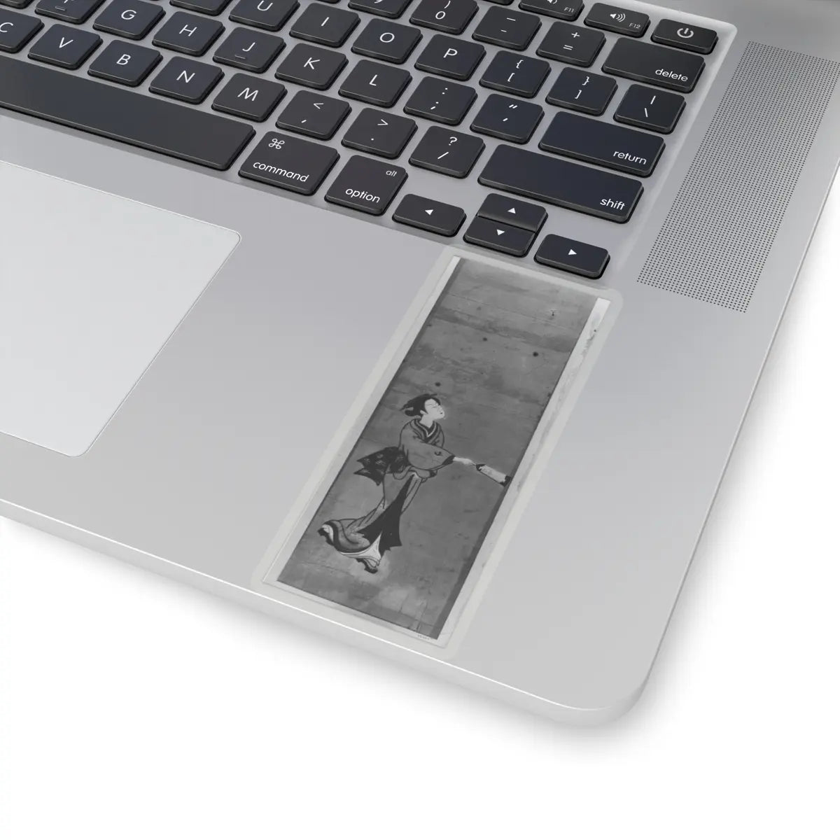 unknown - Woman Playing a New Year's Game of Battledore and Shuttlecock - 18th century - STICKER Vinyl Kiss-Cut Decal